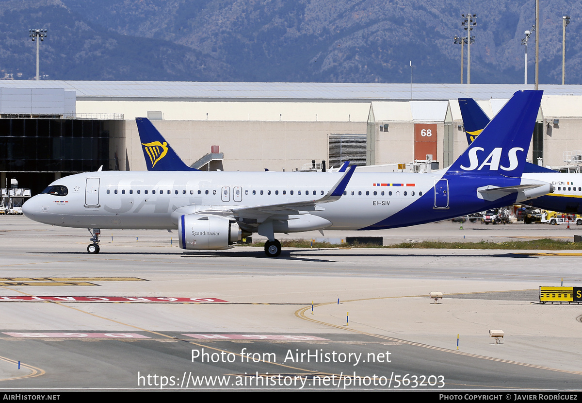 Aircraft Photo of EI-SIV | Airbus A320-251N | Scandinavian Airlines - SAS | AirHistory.net #563203