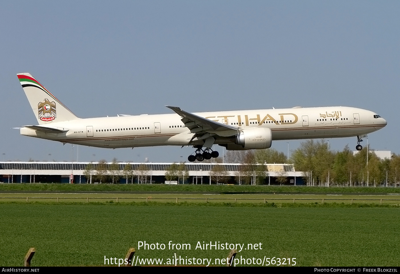 Aircraft Photo of A6-ETM | Boeing 777-3FX/ER | Etihad Airways | AirHistory.net #563215