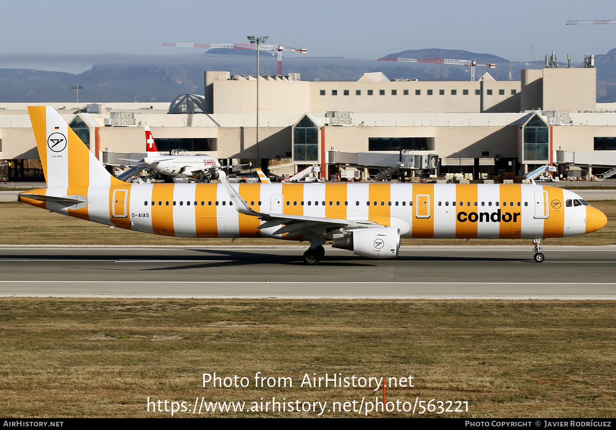 Aircraft Photo of D-AIAS | Airbus A321-211 | Condor Flugdienst | AirHistory.net #563221