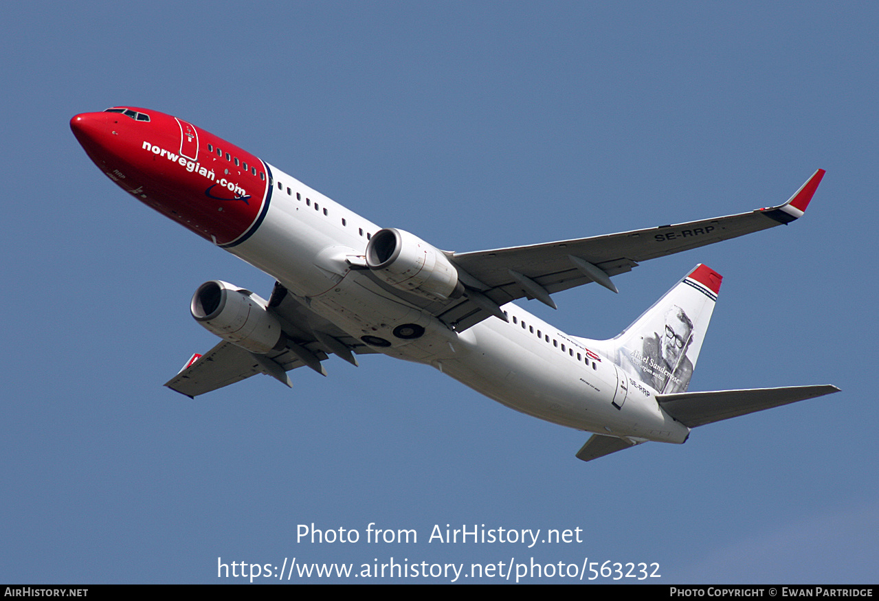 Aircraft Photo of SE-RRP | Boeing 737-8JP | Norwegian | AirHistory.net #563232