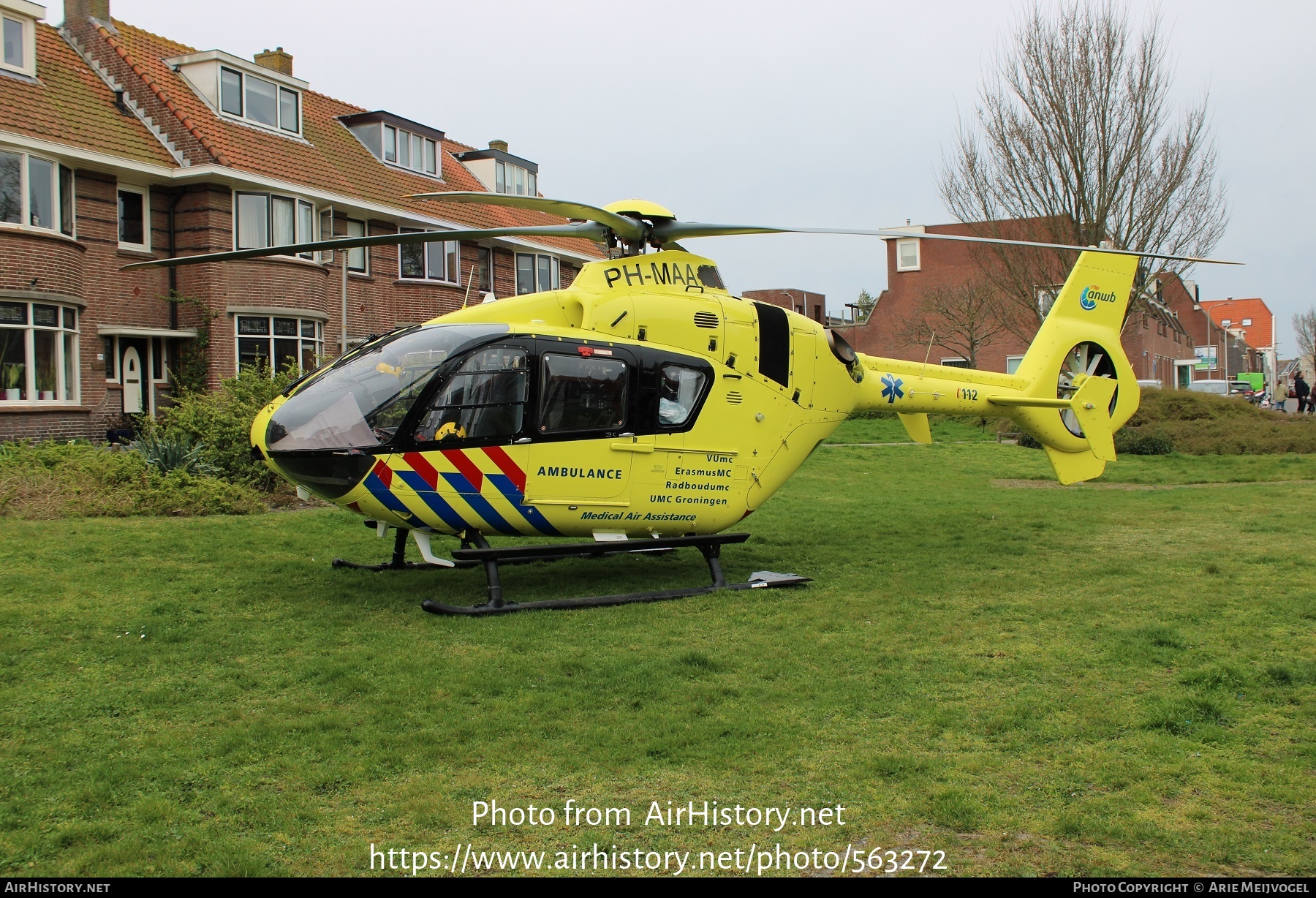 Aircraft Photo of PH-MAA | Eurocopter EC-135T-2+ | ANWB Medical Air Assistance | AirHistory.net #563272