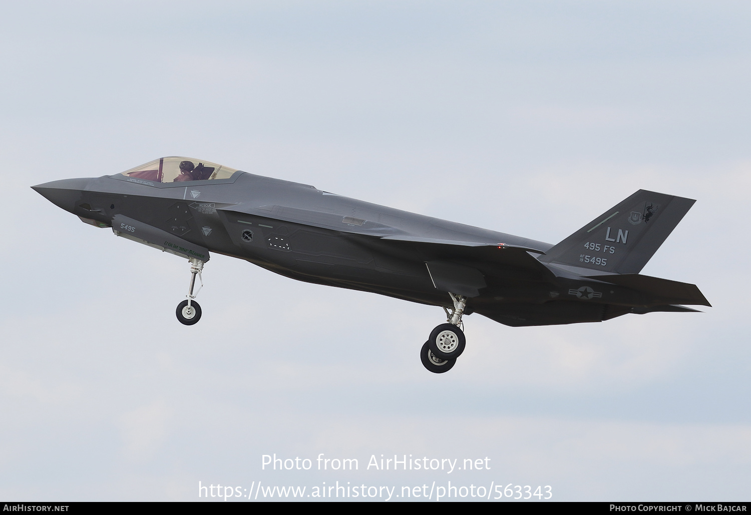 Aircraft Photo of 19-5495 | Lockheed Martin F-35A Lightning II | USA - Air Force | AirHistory.net #563343