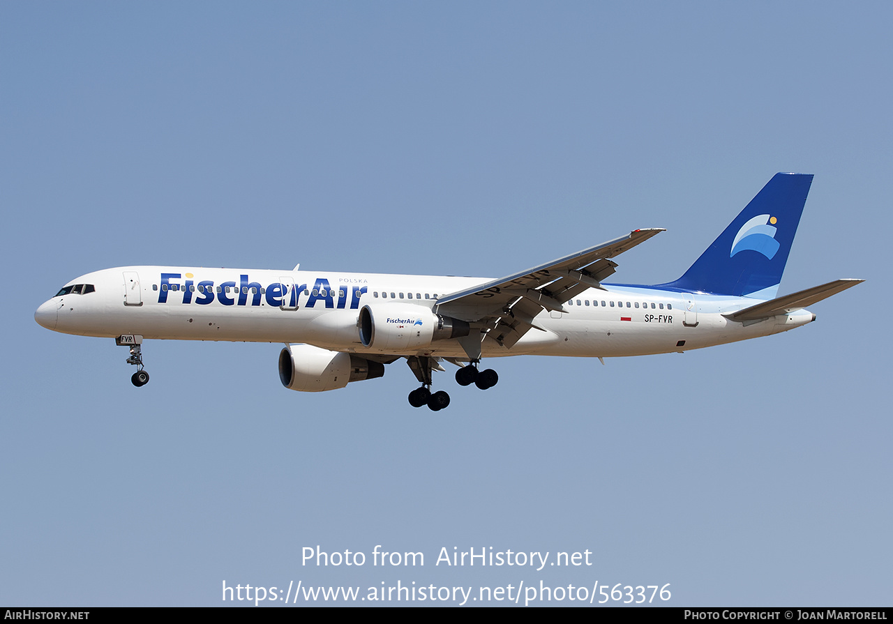 Aircraft Photo of SP-FVR | Boeing 757-23A | Fischer Air Polska | AirHistory.net #563376