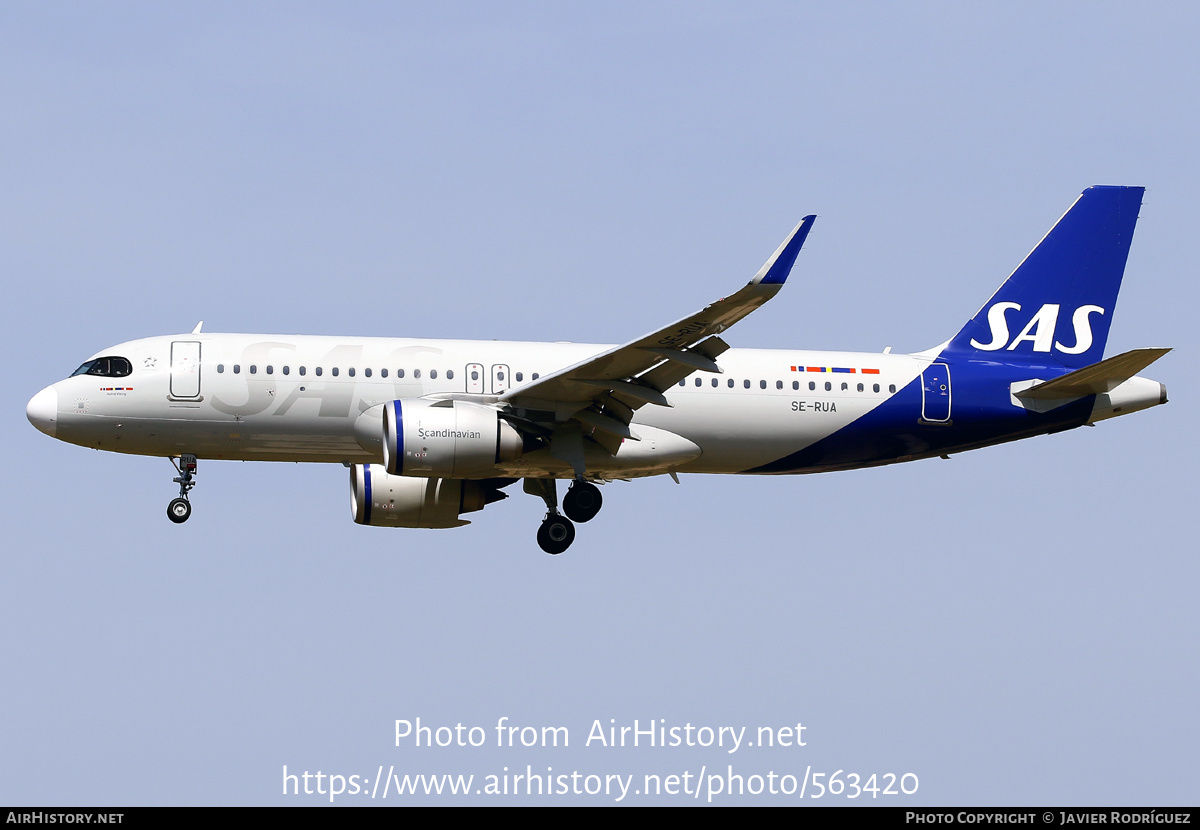 Aircraft Photo of SE-RUA | Airbus A320-251N | Scandinavian Airlines - SAS | AirHistory.net #563420