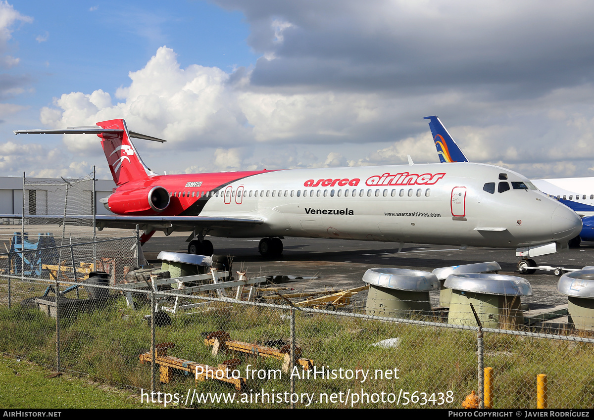 Aircraft Photo of N572SH | McDonnell Douglas MD-87 (DC-9-87) | Aserca Airlines | AirHistory.net #563438