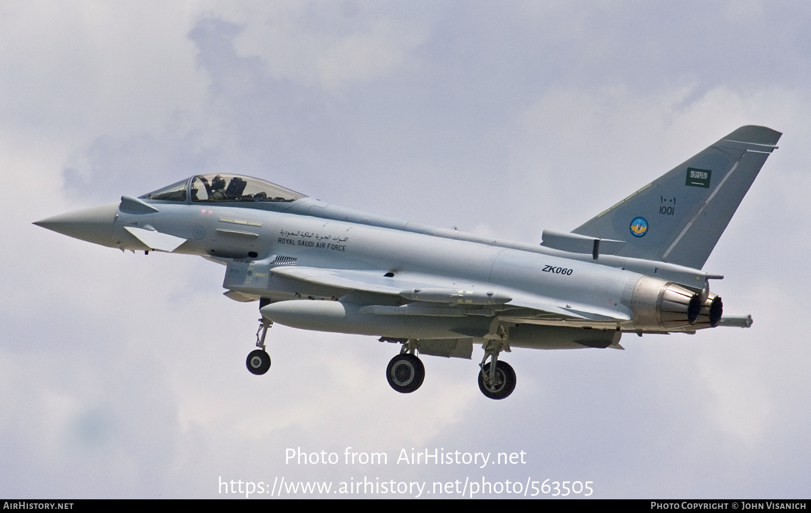 Aircraft Photo of 1001 / ZK060 | Eurofighter EF-2000 Typhoon F2 | Saudi Arabia - Air Force | AirHistory.net #563505