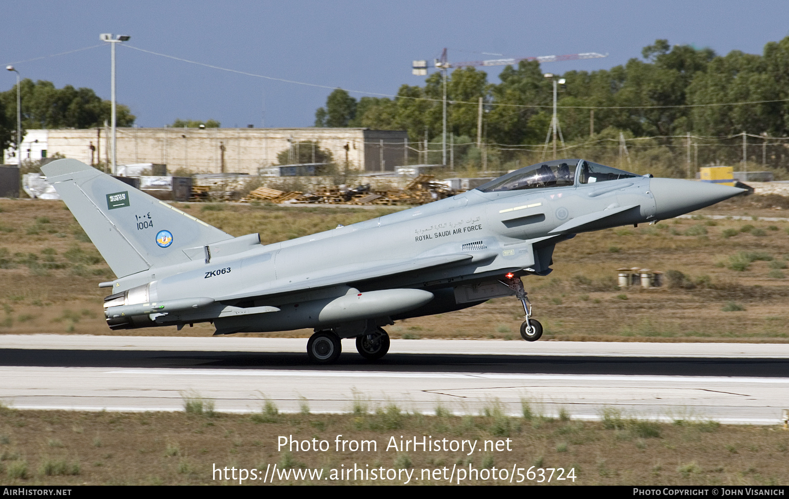 Aircraft Photo of 1004 / ZK063 | Eurofighter EF-2000 Typhoon F2 | Saudi Arabia - Air Force | AirHistory.net #563724