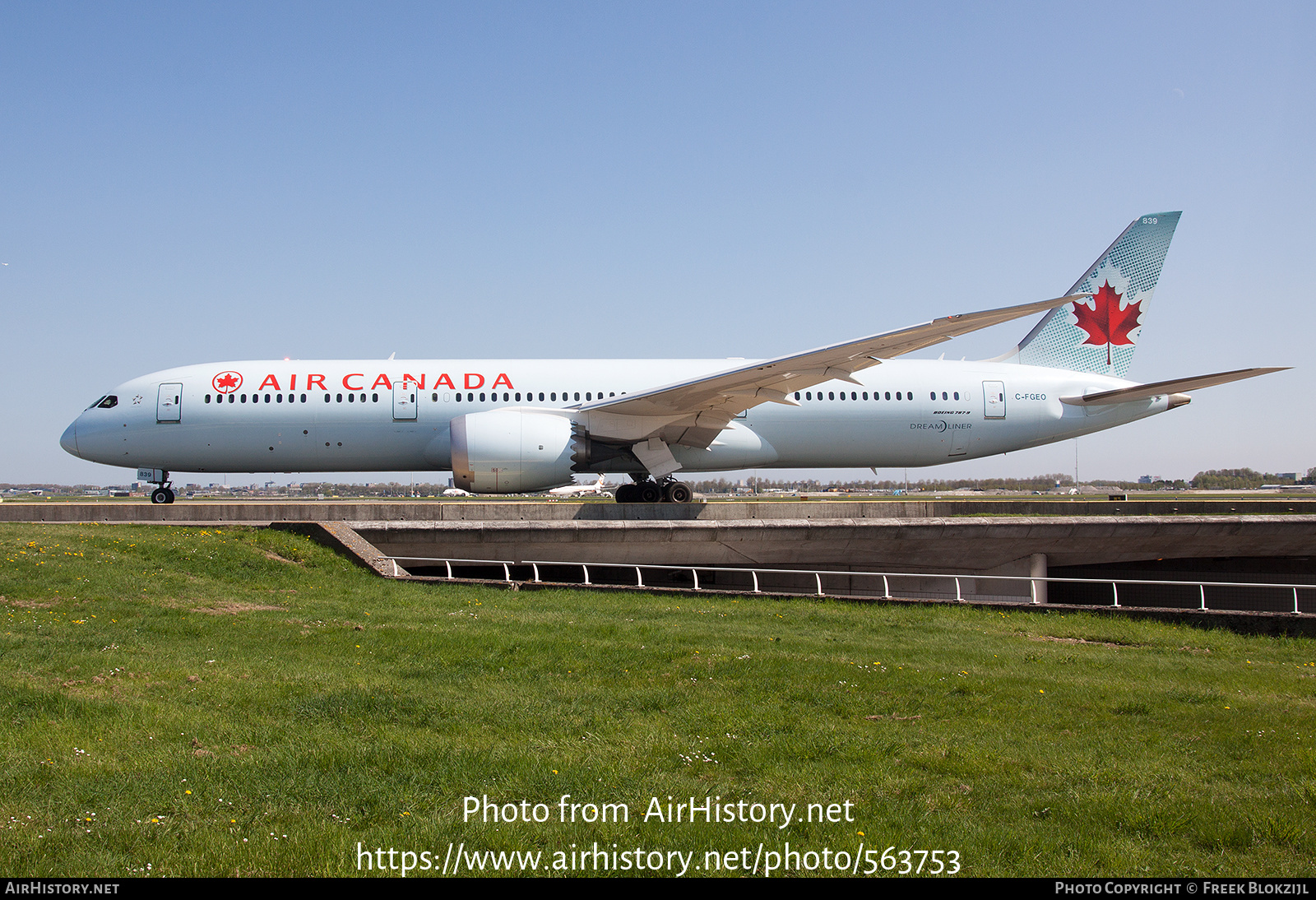 Aircraft Photo of C-FGEO | Boeing 787-9 Dreamliner | Air Canada | AirHistory.net #563753