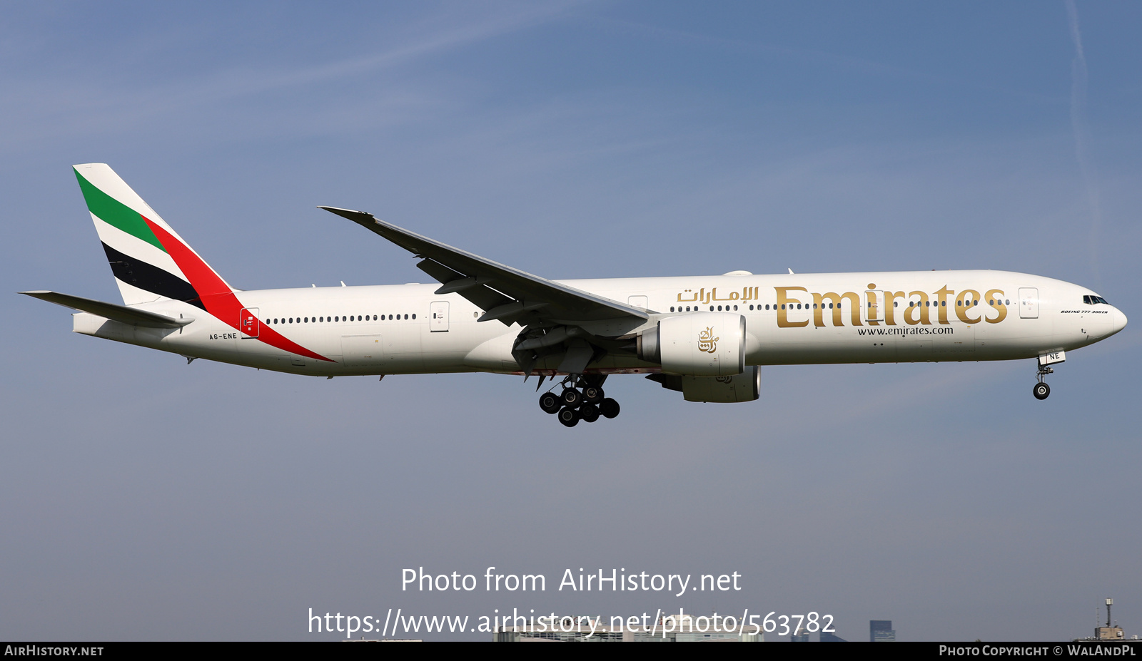 Aircraft Photo of A6-ENE | Boeing 777-31H/ER | Emirates | AirHistory.net #563782