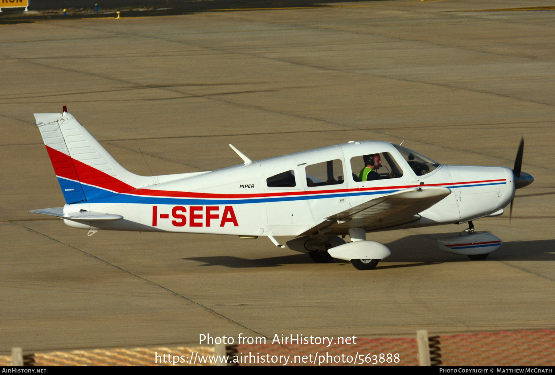 Aircraft Photo of I-SEFA | Piper PA-28-161 Cherokee Warrior II | AirHistory.net #563888