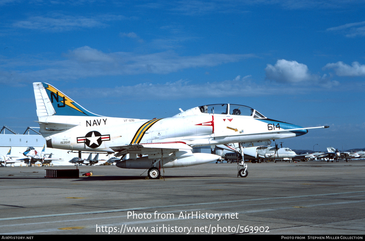 Aircraft Photo of 153512 / 614 | McDonnell Douglas TA-4J Skyhawk | USA - Navy | AirHistory.net #563902