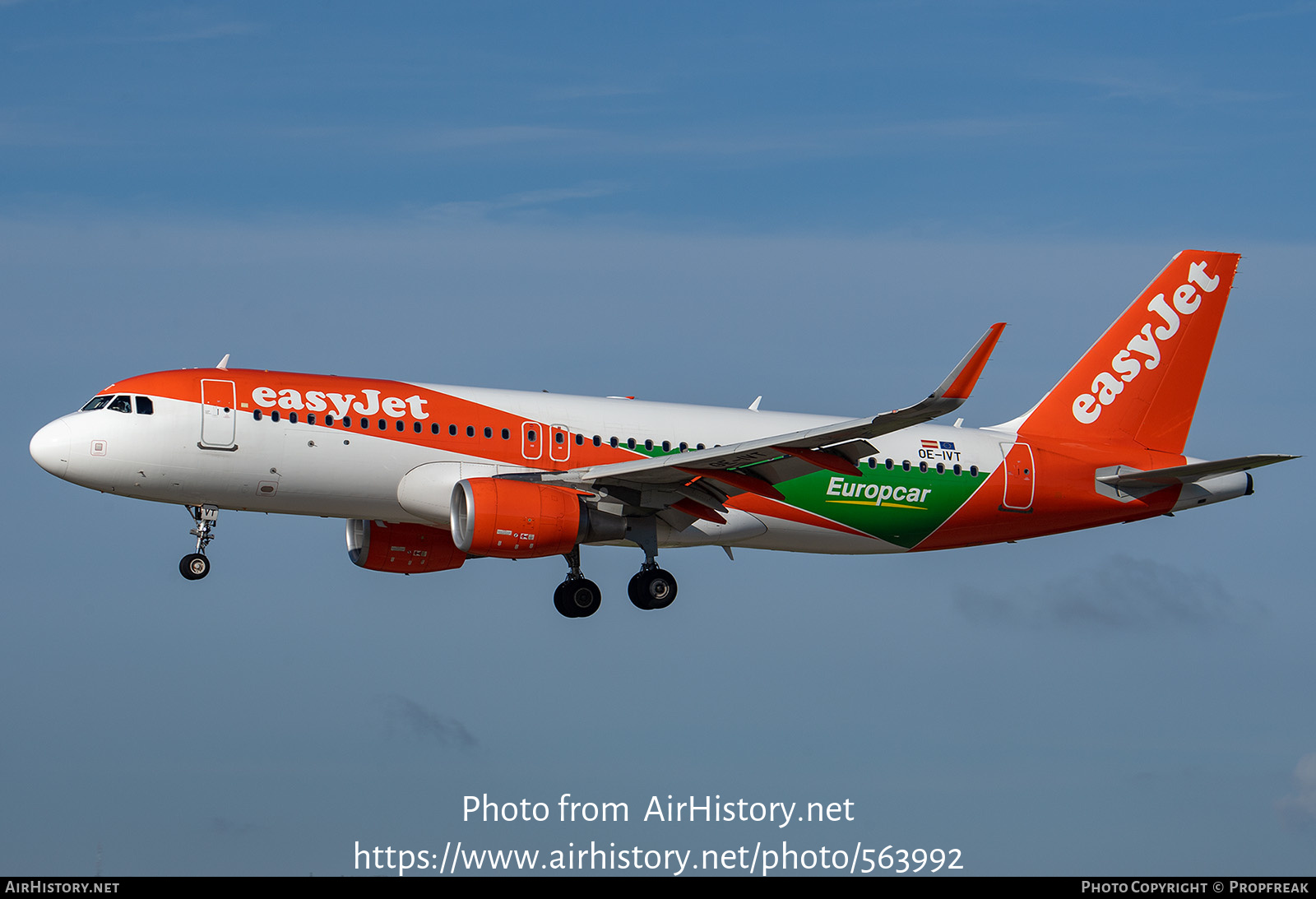 Aircraft Photo of OE-IVT | Airbus A320-214 | EasyJet | AirHistory.net #563992