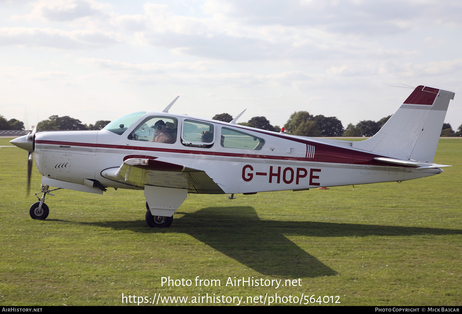 Aircraft Photo of G-HOPE | Beech F33A Bonanza | AirHistory.net #564012