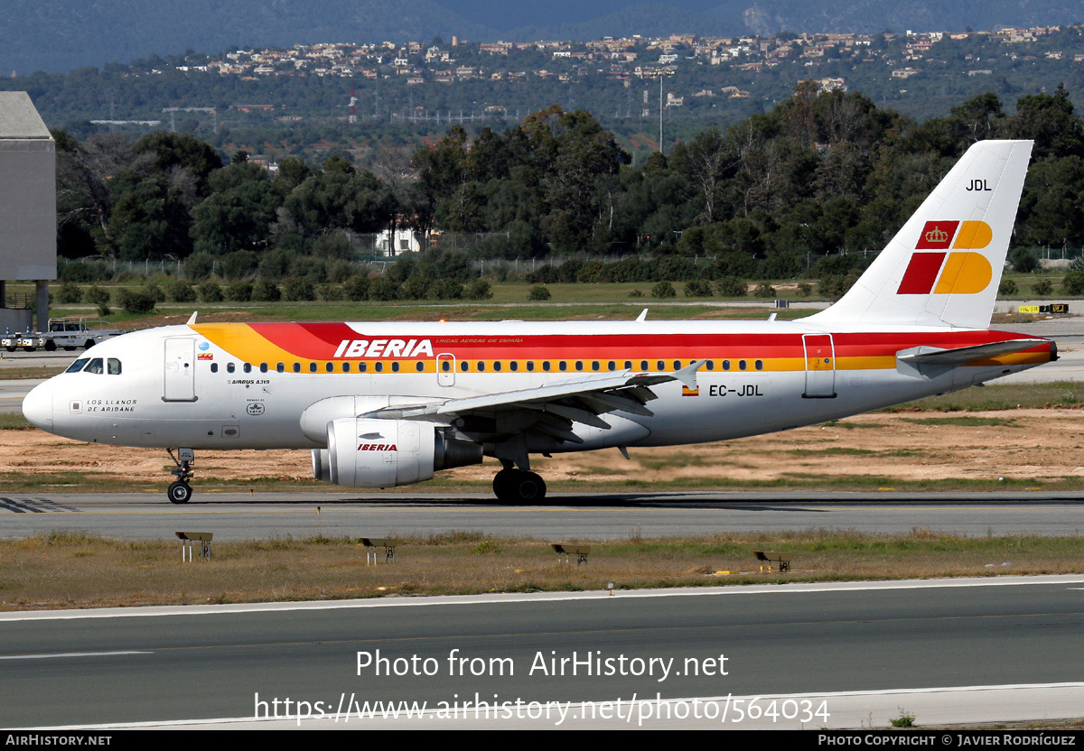 Aircraft Photo of EC-JDL | Airbus A319-111 | Iberia | AirHistory.net #564034