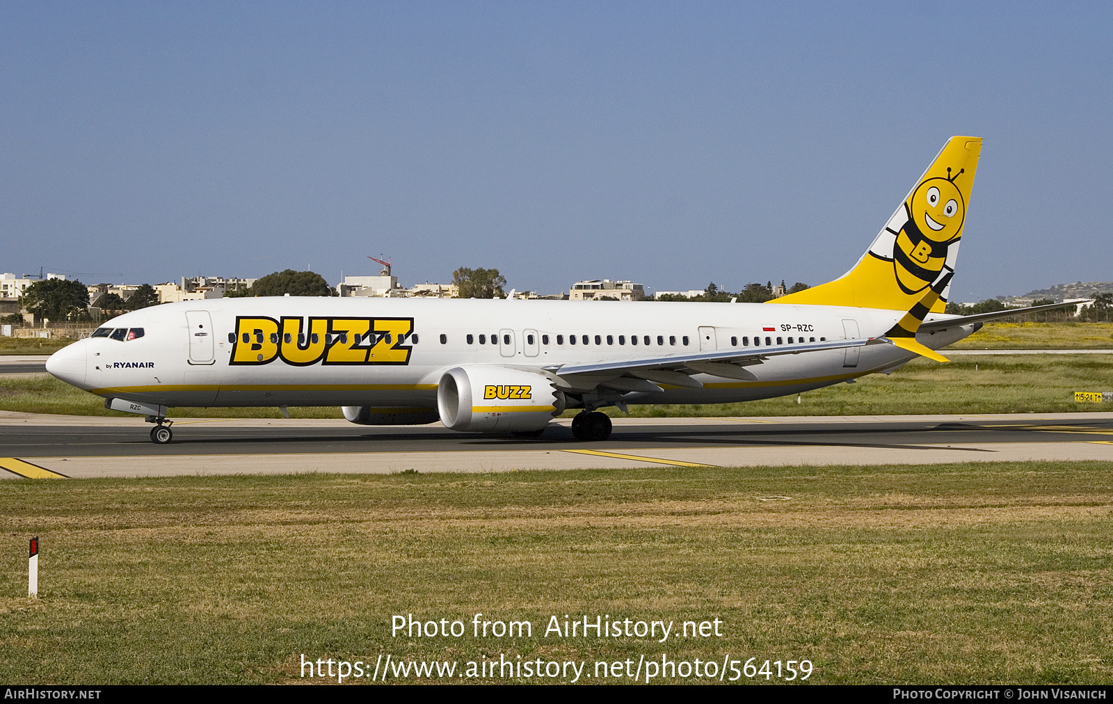 Aircraft Photo of SP-RZC | Boeing 737-8200 Max 200 | Buzz | AirHistory.net #564159