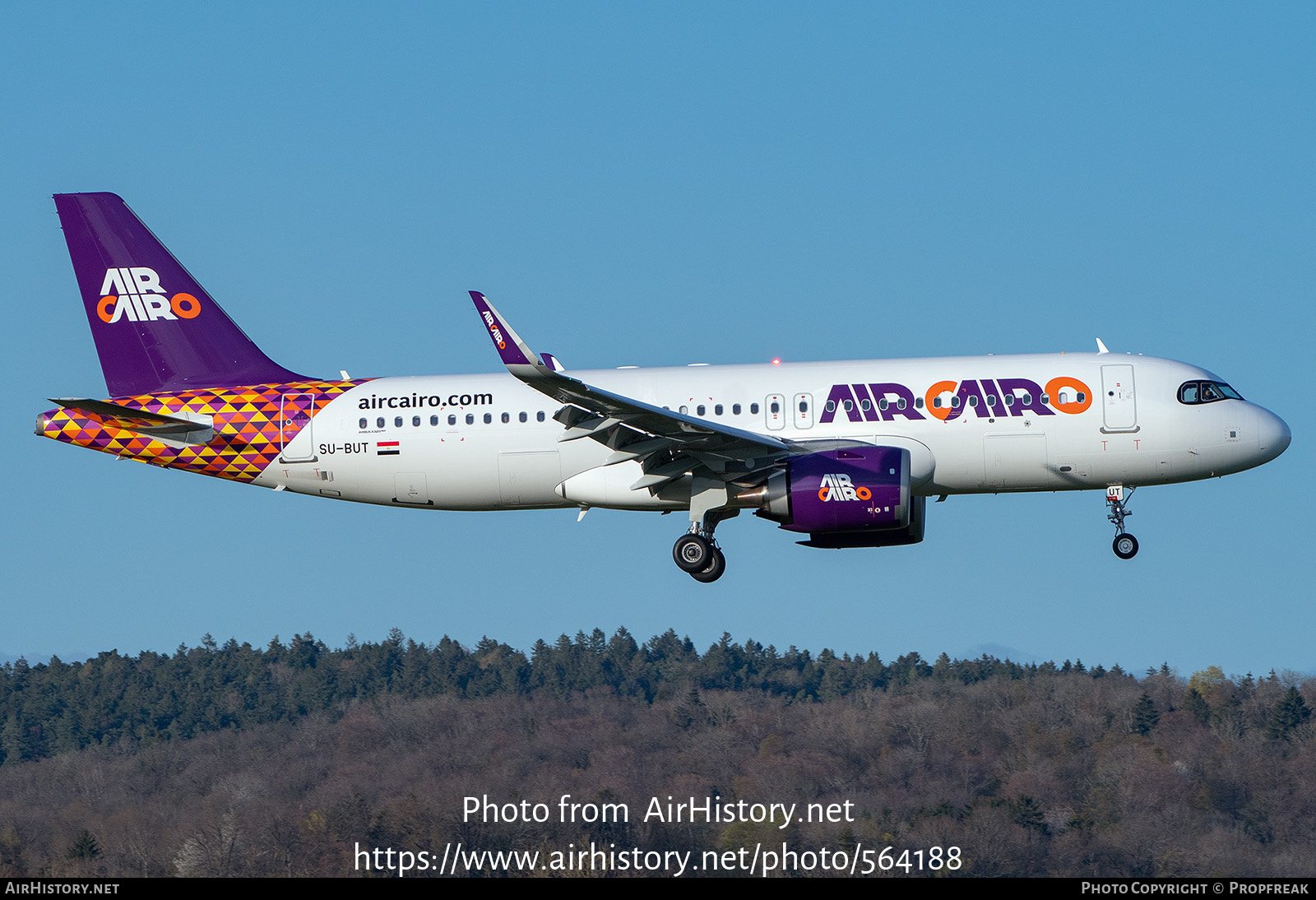 Aircraft Photo of SU-BUT | Airbus A320-251N | Air Cairo | AirHistory.net #564188