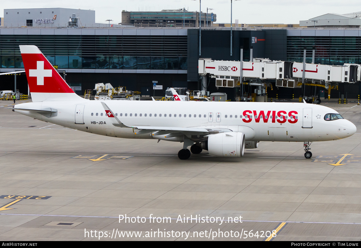 Aircraft Photo of HB-JDA | Airbus A320-271N | Swiss International Air Lines | AirHistory.net #564208