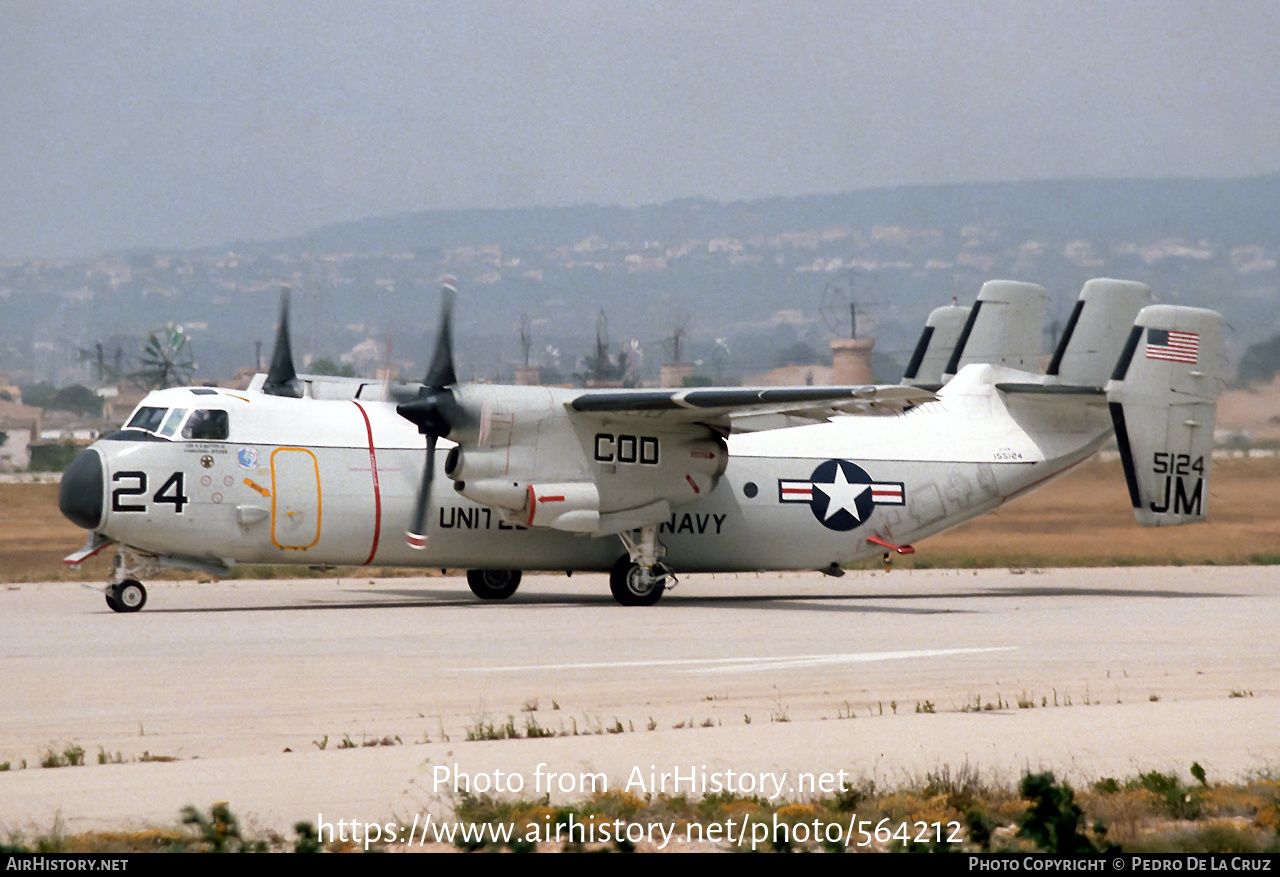 Aircraft Photo of 155124 | Grumman C-2A Greyhound | USA - Navy | AirHistory.net #564212