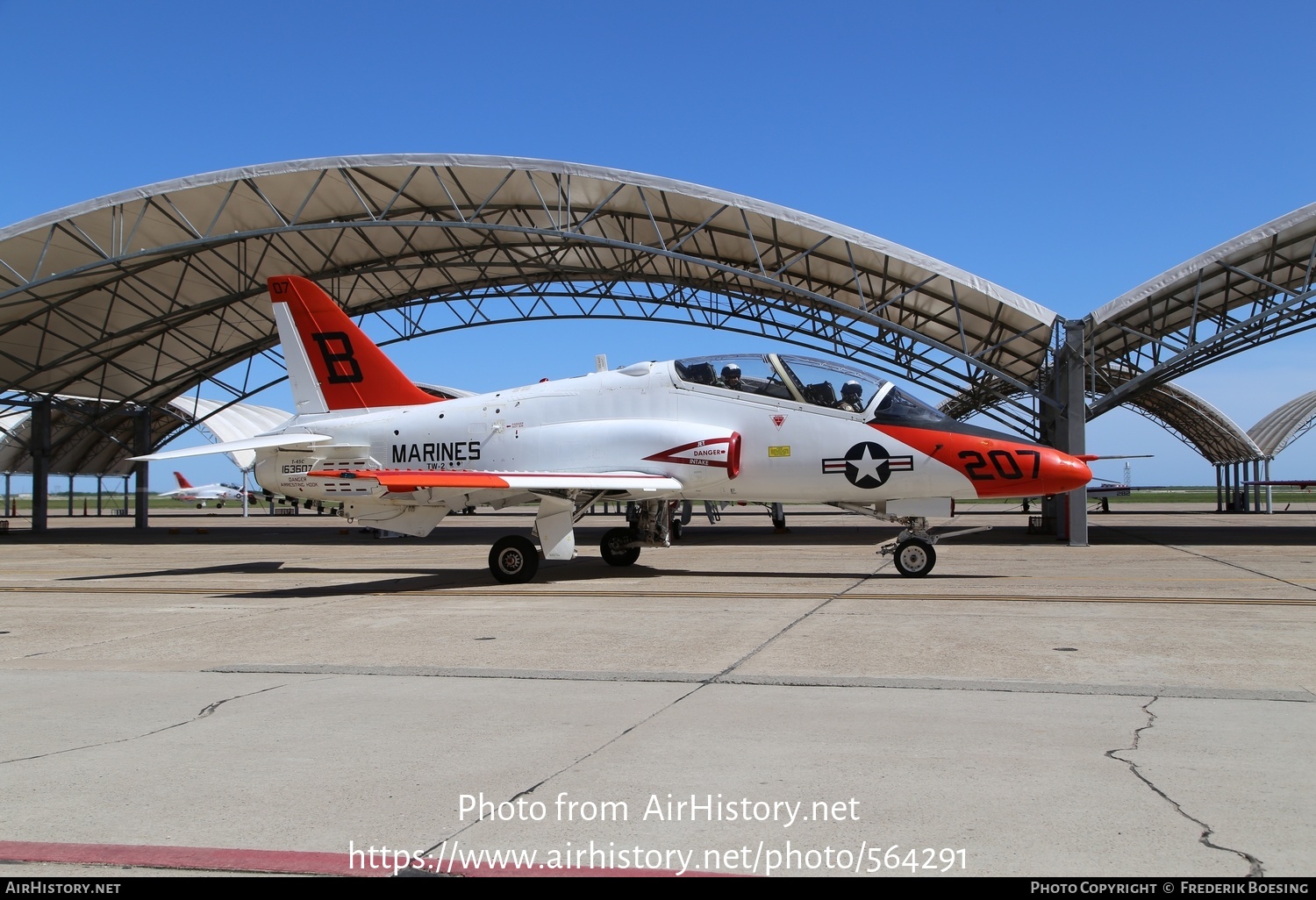 Aircraft Photo of 163607 | McDonnell Douglas T-45C Goshawk | USA - Marines | AirHistory.net #564291