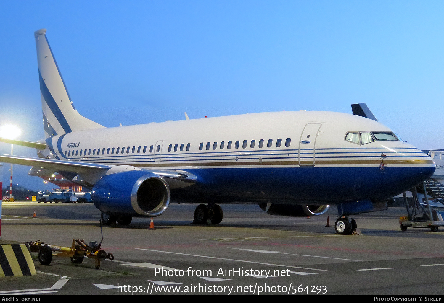 Aircraft Photo of N885LS | Boeing 737-7EL BBJ | Las Vegas Sands | AirHistory.net #564293