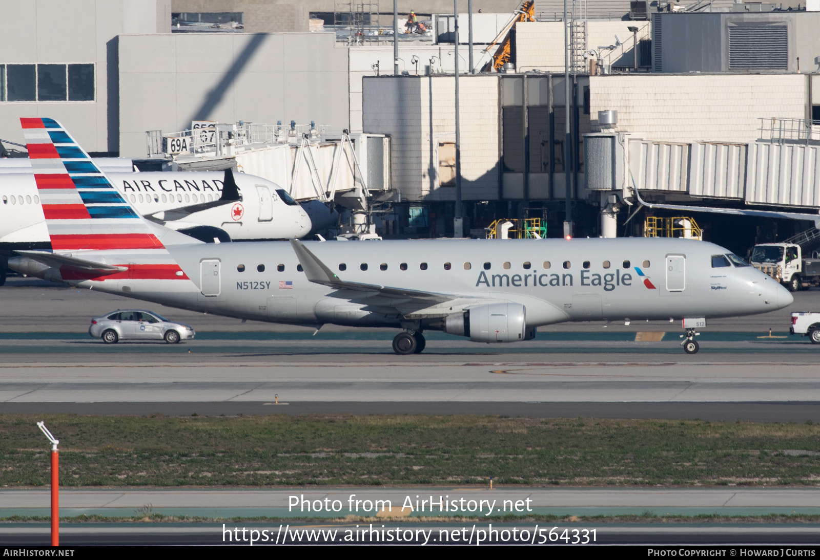 Aircraft Photo of N512SY | Embraer 175LR (ERJ-170-200LR) | American Eagle | AirHistory.net #564331