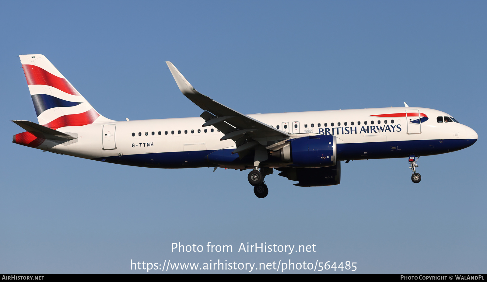 Aircraft Photo of G-TTNH | Airbus A320-251N | British Airways | AirHistory.net #564485