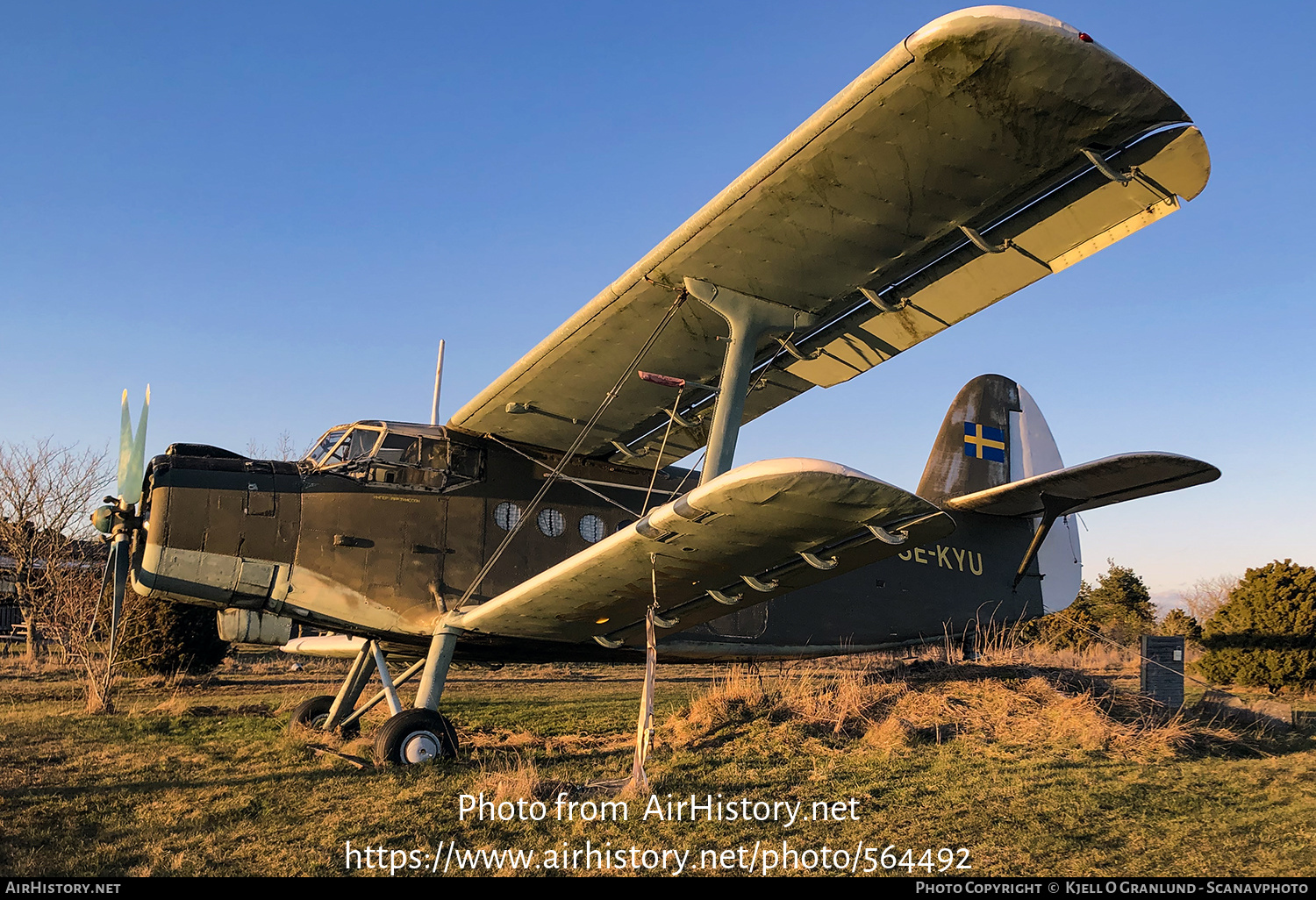 Aircraft Photo of SE-KYU | Antonov An-2 | AirHistory.net #564492