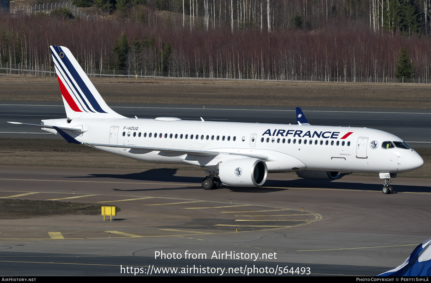 Aircraft Photo of F-HZUQ | Airbus A220-371 (BD-500-1A11) | Air France | AirHistory.net #564493