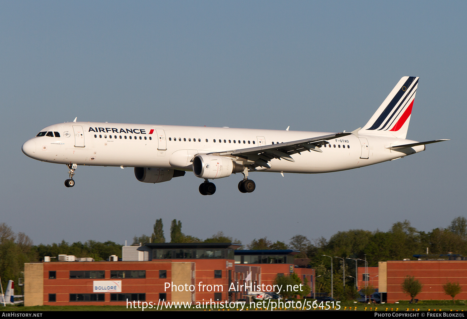 Aircraft Photo of F-GTAO | Airbus A321-211 | Air France | AirHistory.net #564515