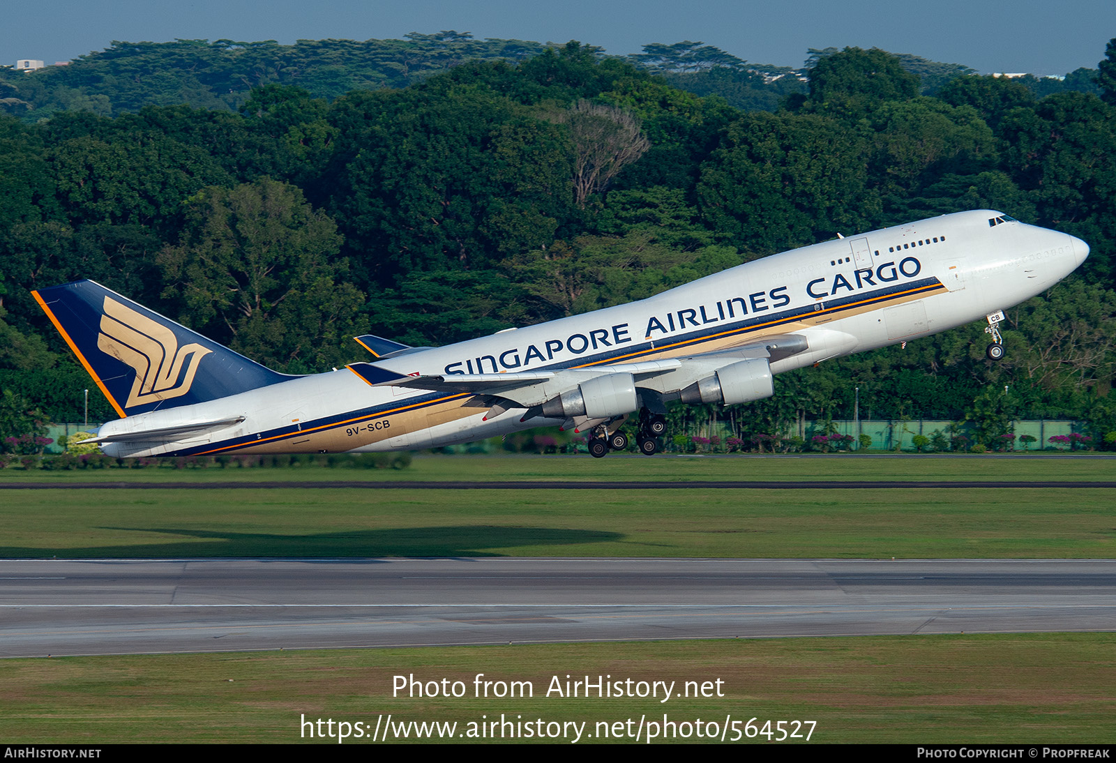 Aircraft Photo of 9V-SCB | Boeing 747-412(BCF) | Singapore Airlines Cargo | AirHistory.net #564527