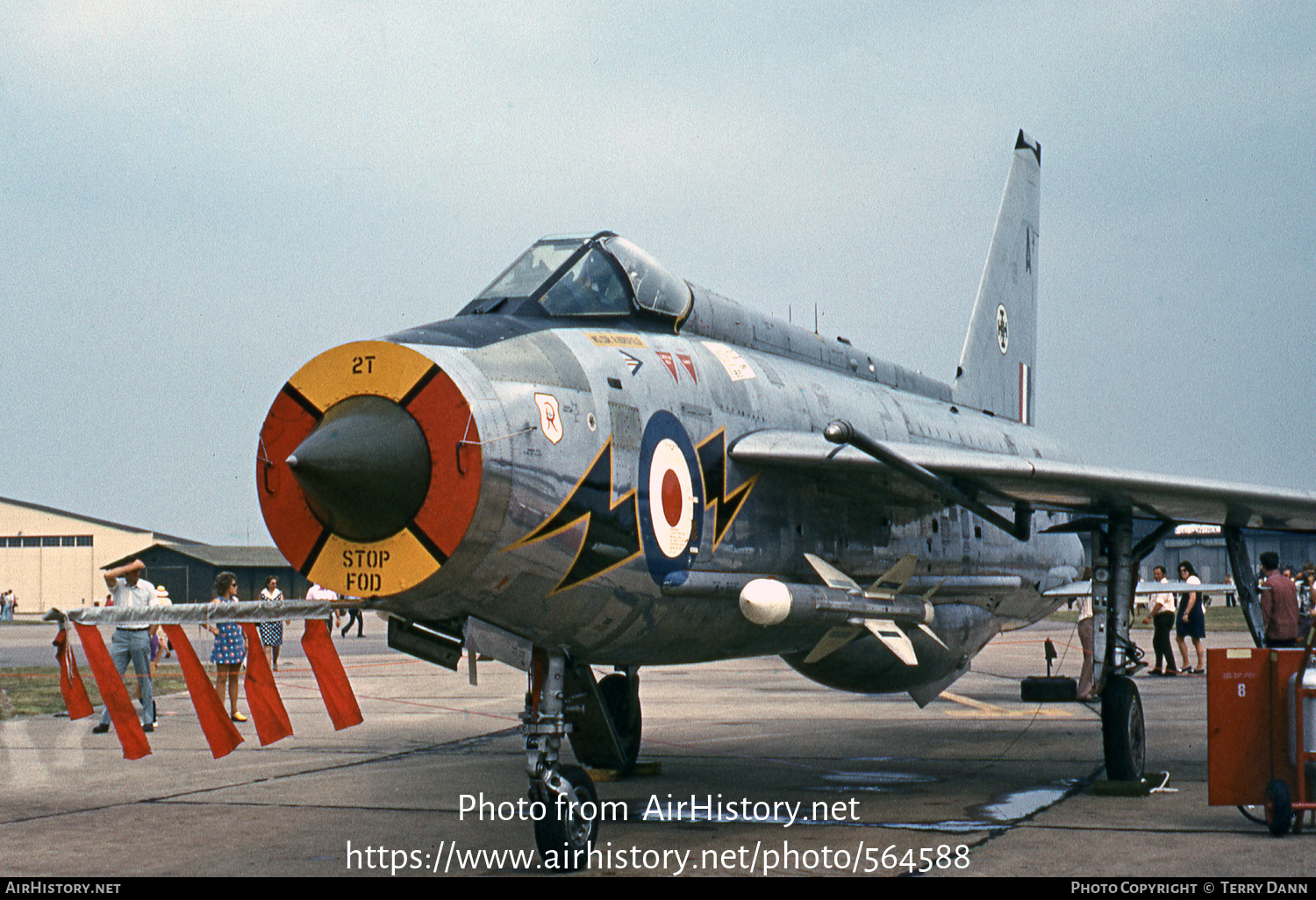 Aircraft Photo of XR713 | English Electric Lightning F3 | UK - Air Force | AirHistory.net #564588