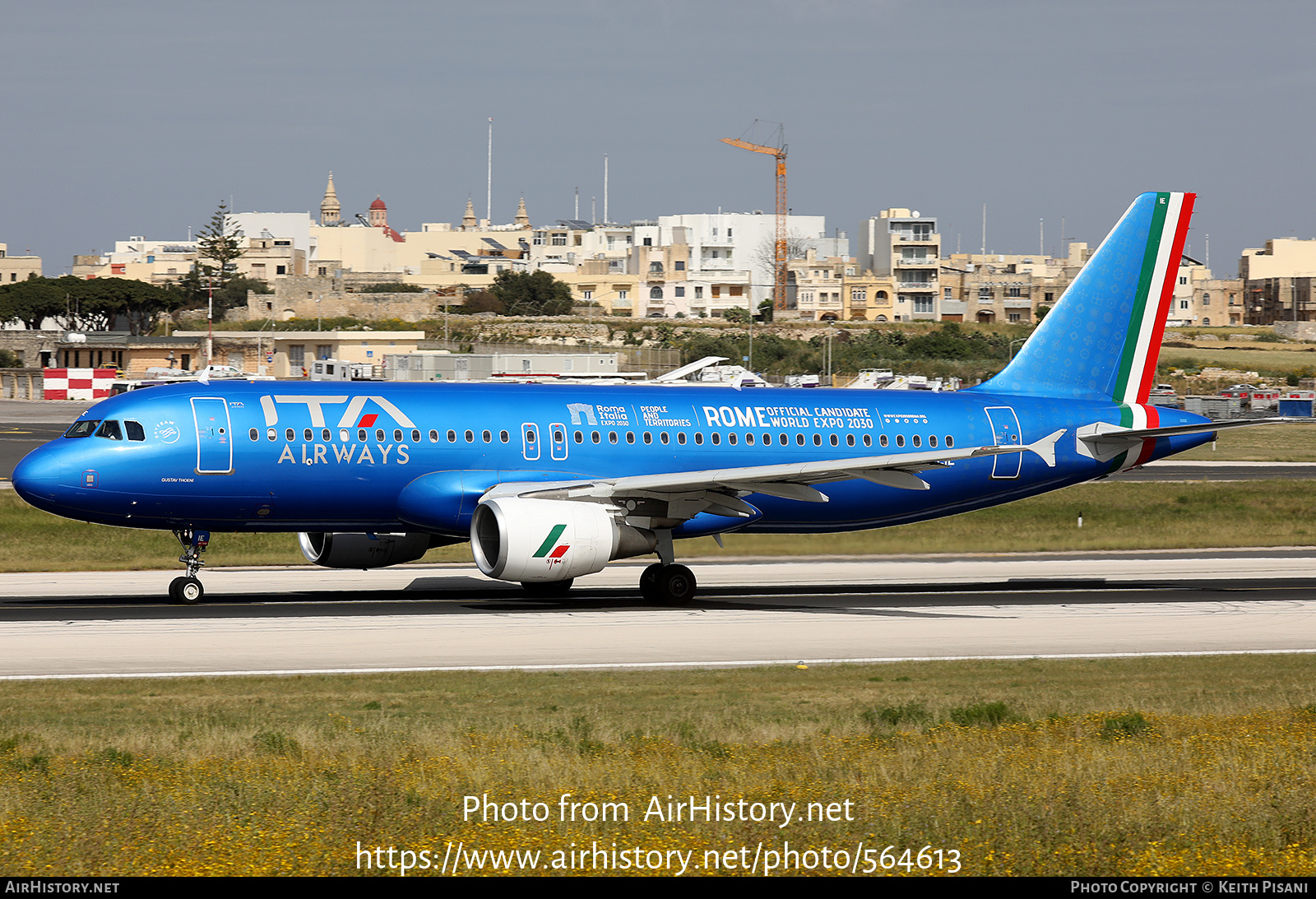 Aircraft Photo of EI-EIE | Airbus A320-216 | ITA Airways | AirHistory.net #564613