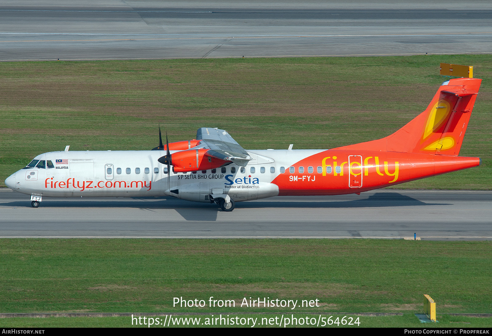 Aircraft Photo of 9M-FYJ | ATR ATR-72-500 (ATR-72-212A) | Firefly | AirHistory.net #564624