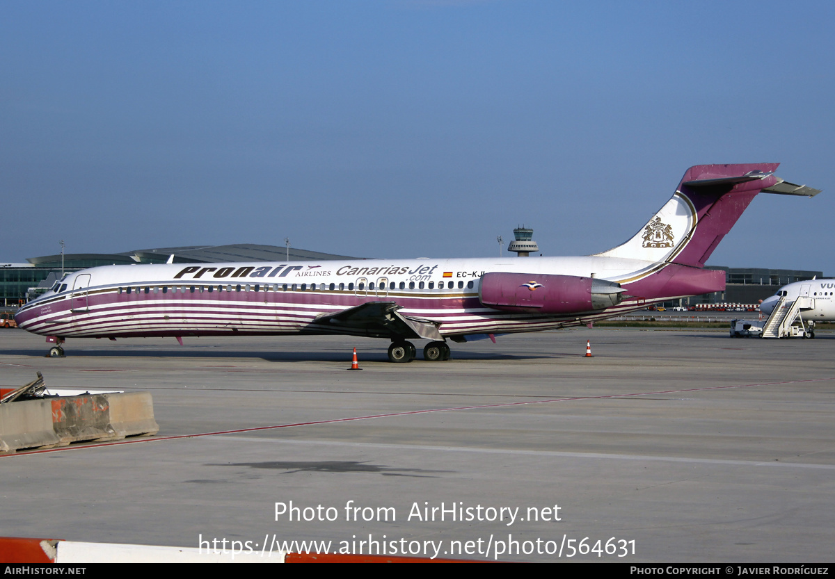 Aircraft Photo of EC-KJI | McDonnell Douglas MD-87 (DC-9-87) | Pronair Airlines | AirHistory.net #564631