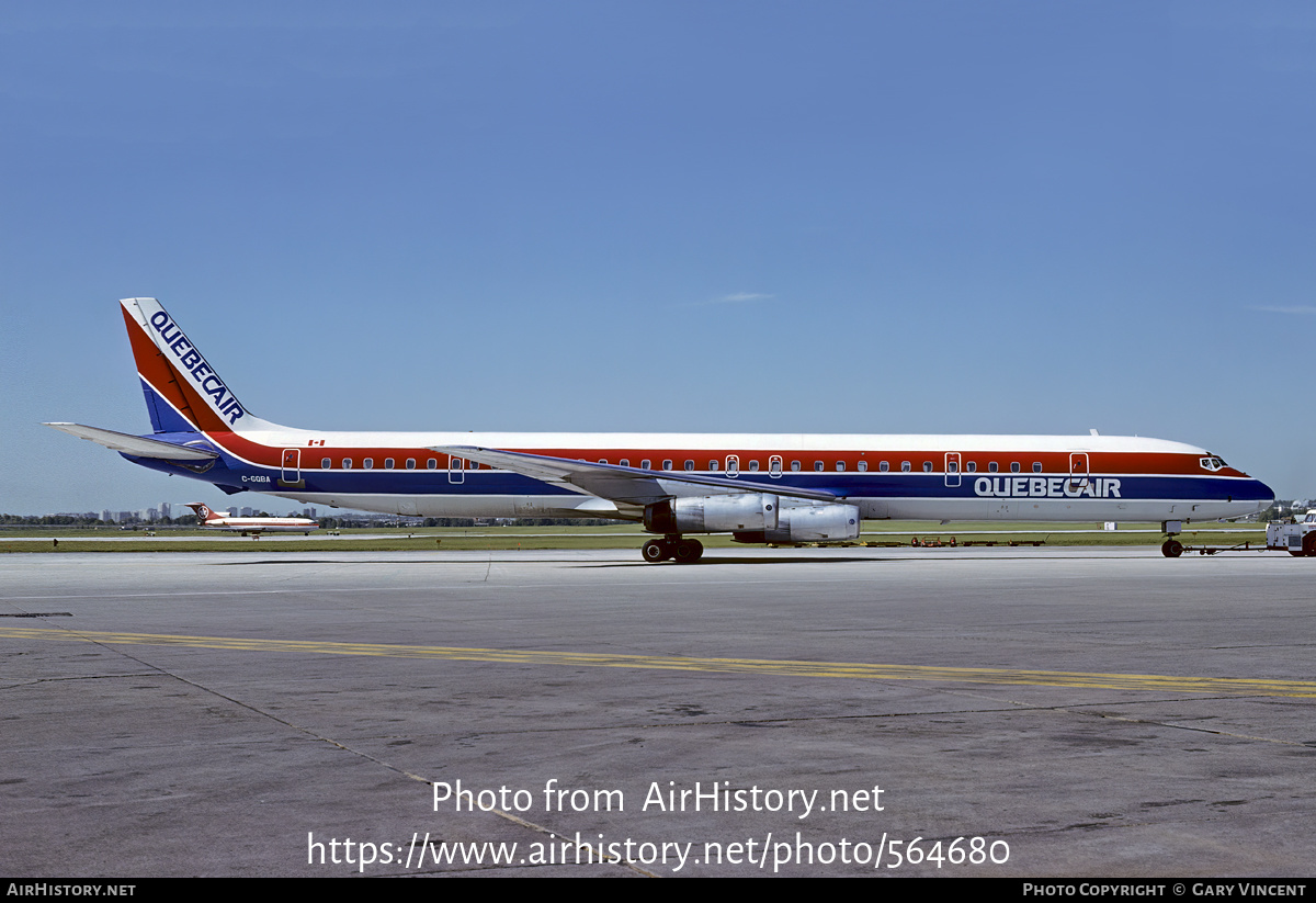 Aircraft Photo of C-GQBA | McDonnell Douglas DC-8-63 | Quebecair | AirHistory.net #564680