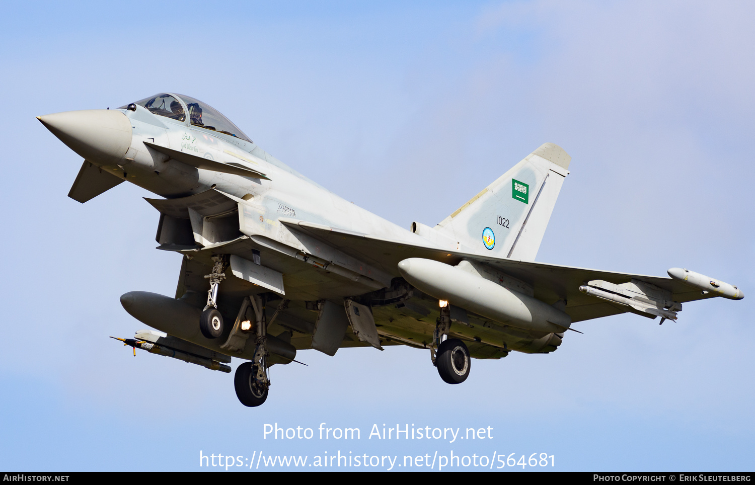 Aircraft Photo of 1022 | Eurofighter EF-2000 Typhoon | Saudi Arabia - Air Force | AirHistory.net #564681