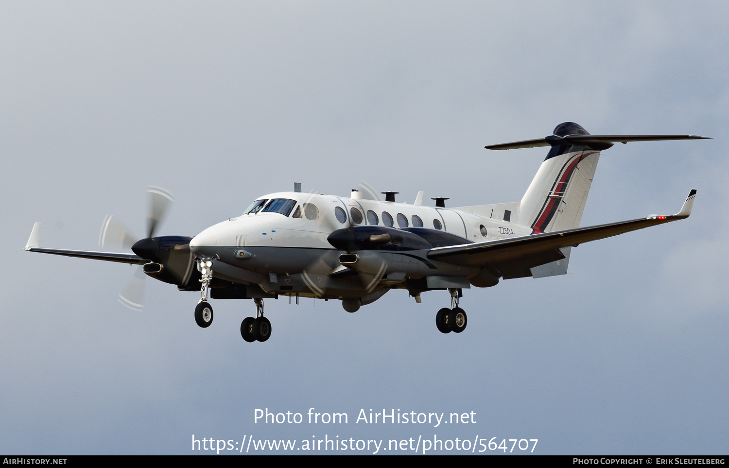 Aircraft Photo of ZZ504 | Hawker Beechcraft 350CER Shadow R1 (300C) | UK - Air Force | AirHistory.net #564707