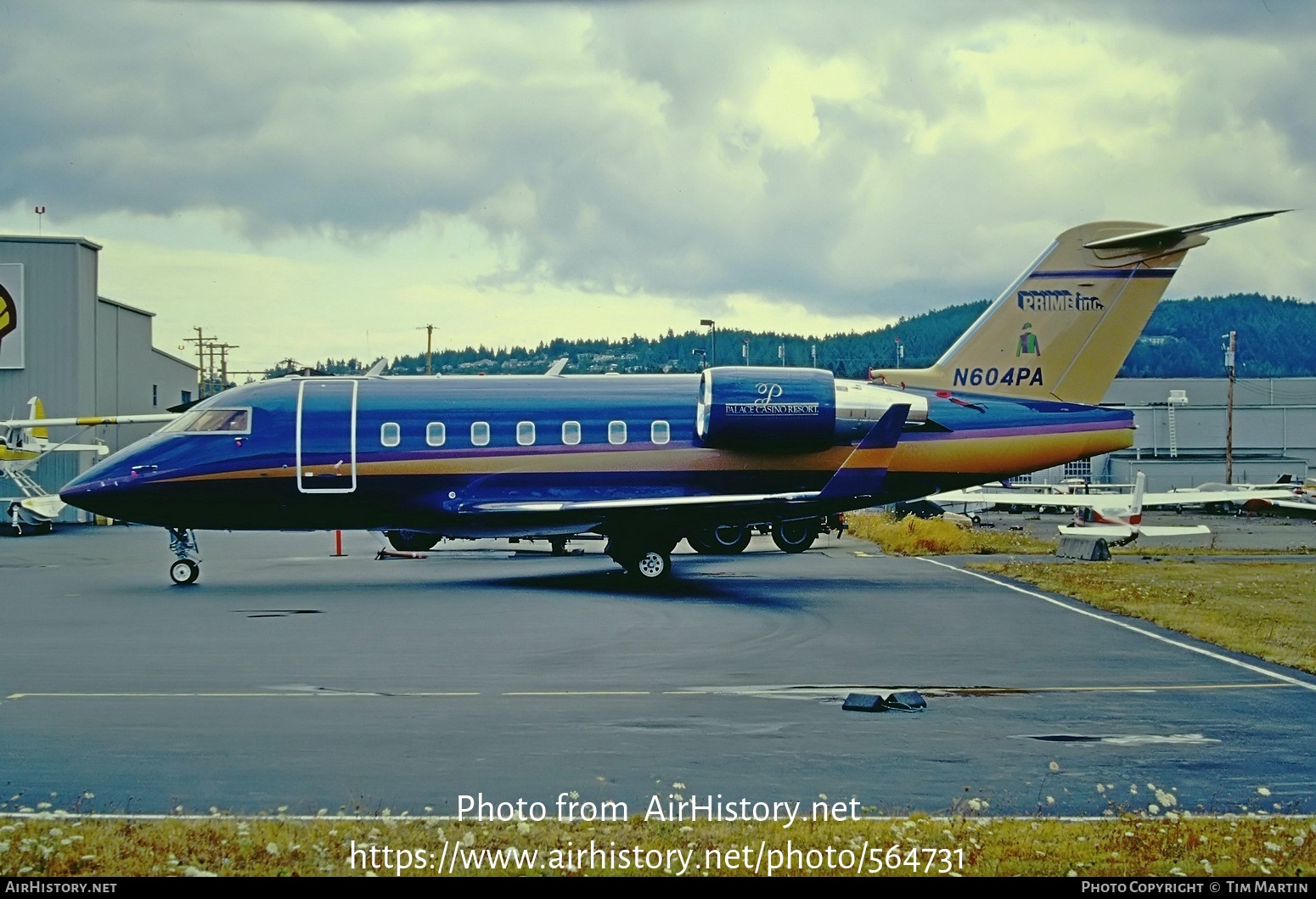 Aircraft Photo of N604PA | Bombardier Challenger 604 (CL-600-2B16) | Prime Trucking | AirHistory.net #564731