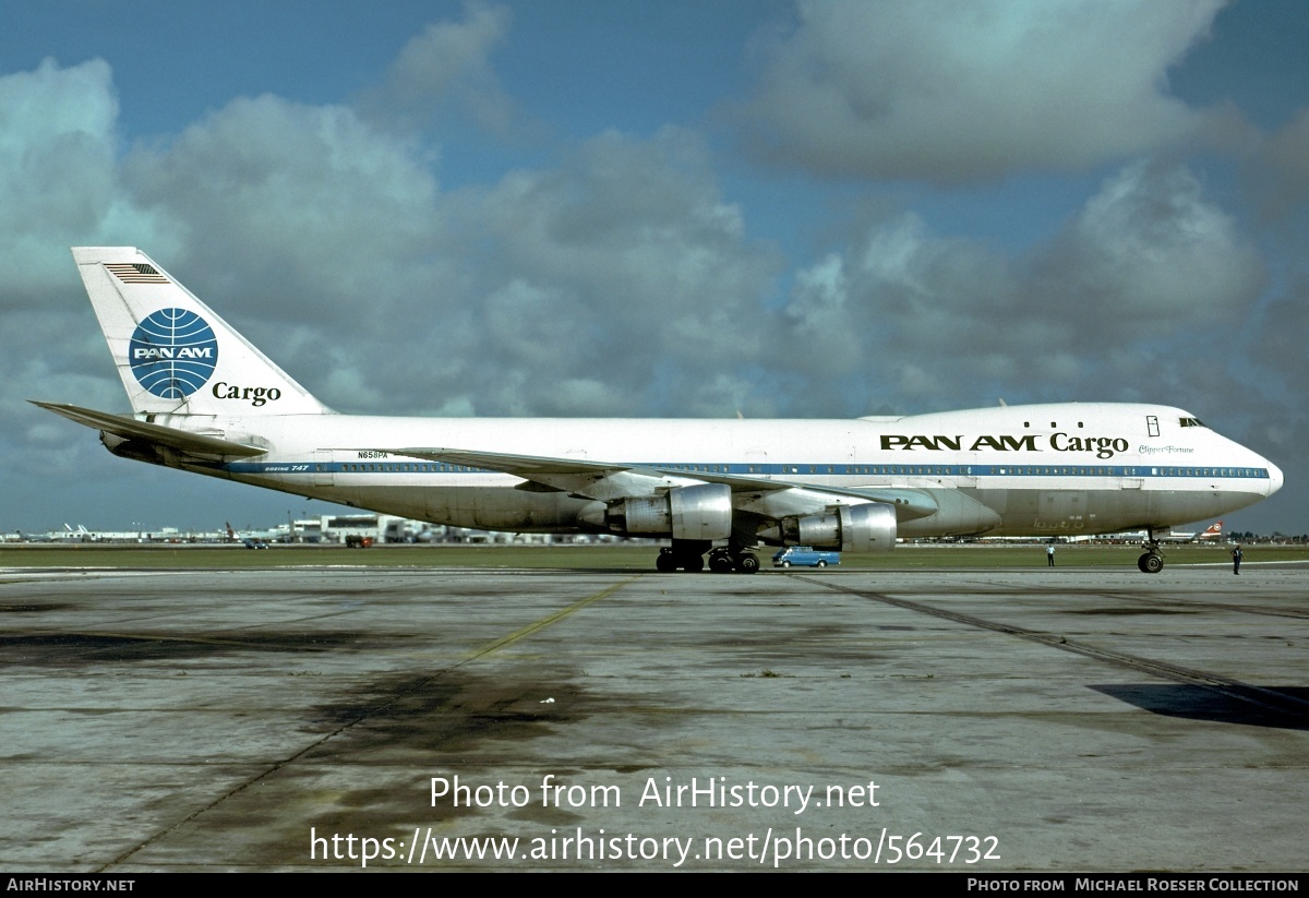 Aircraft Photo of N658PA | Boeing 747-121(A/SF) | Pan American World Airways - Pan Am Cargo | AirHistory.net #564732