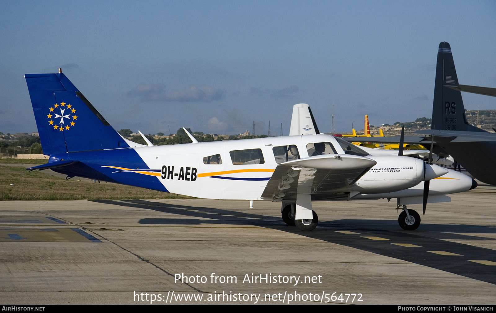 Aircraft Photo of 9H-AEB | Piper PA-34-200T Seneca II | European Pilot Academy | AirHistory.net #564772