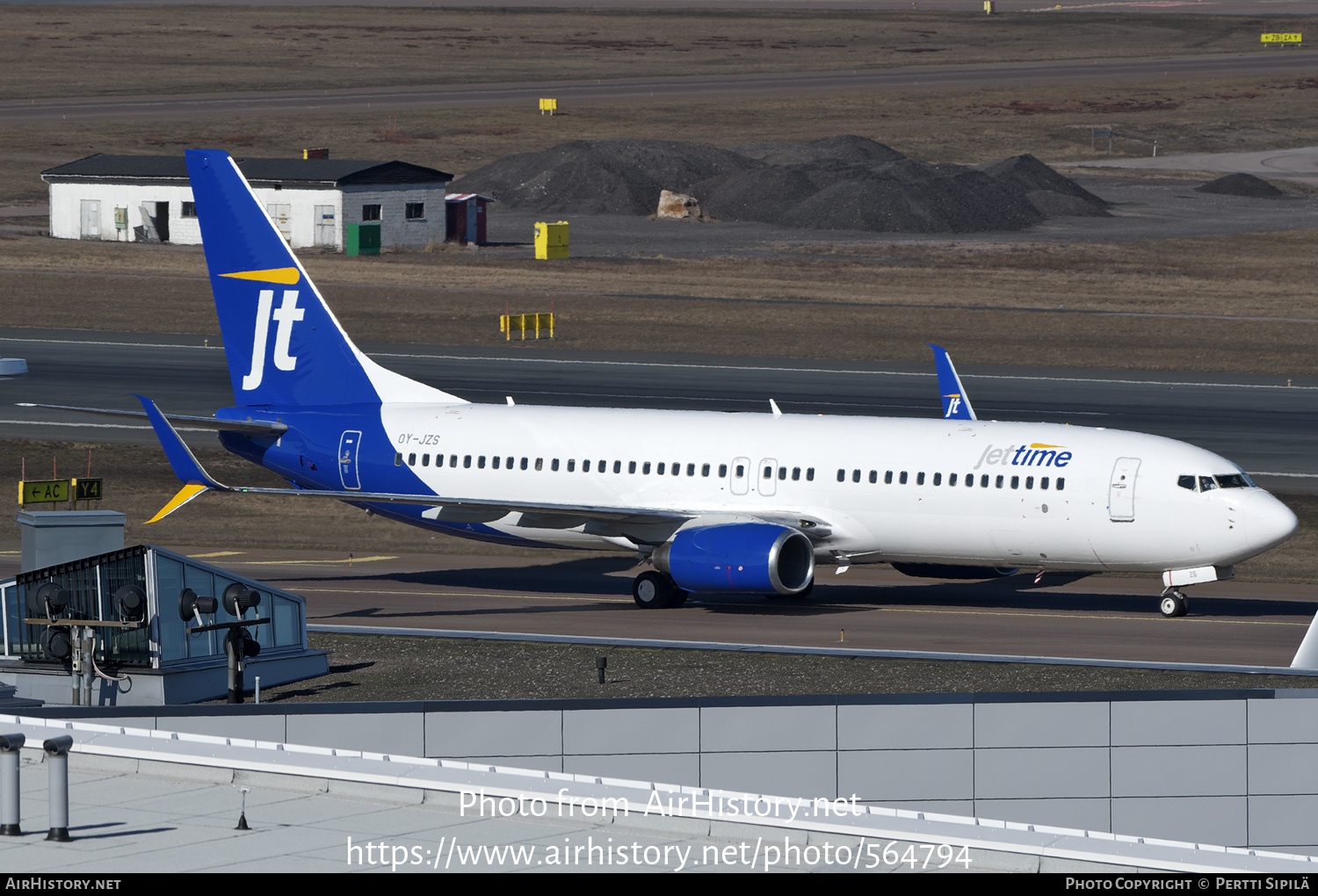 Aircraft Photo of OY-JZS | Boeing 737-8K5 | Jettime | AirHistory.net #564794