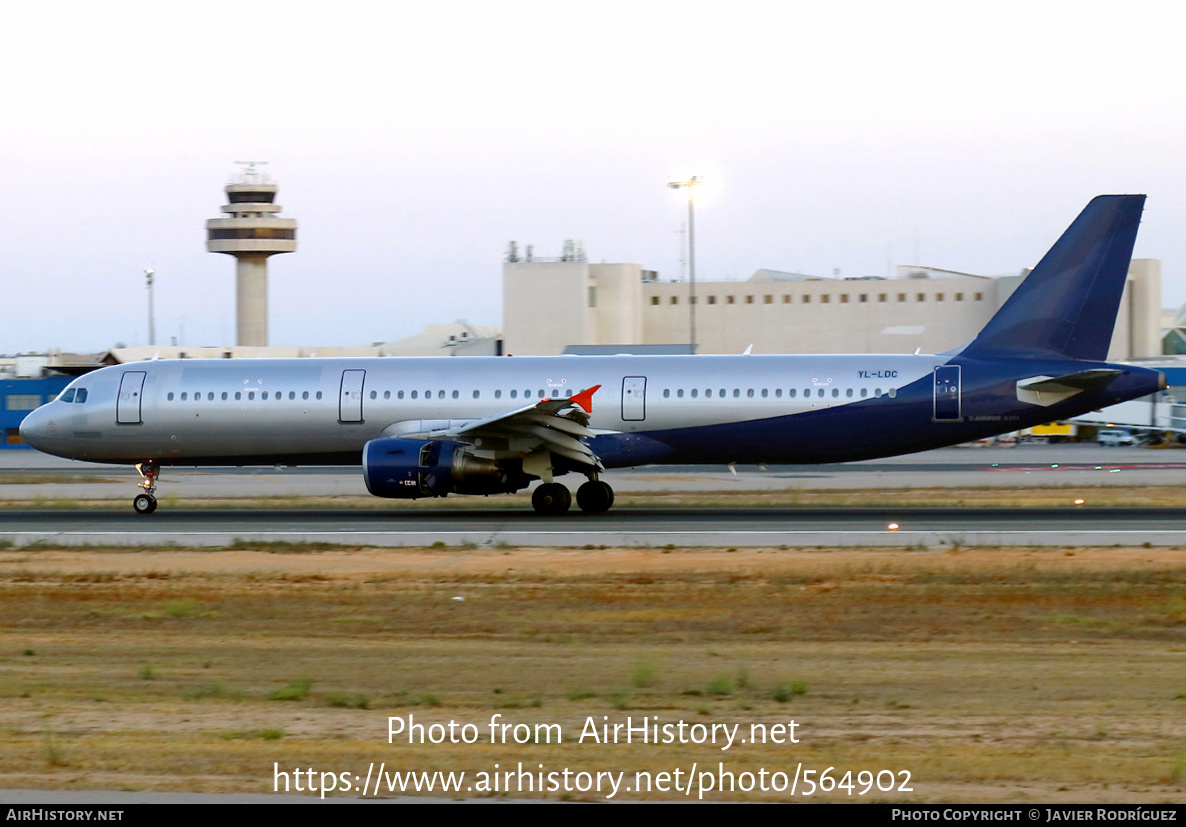 Aircraft Photo of YL-LDC | Airbus A321-211 | AirHistory.net #564902