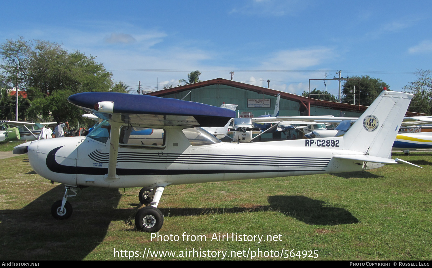 Aircraft Photo of RP-C2892 | Cessna 150L | IAU - Indiana Aerospace University | AirHistory.net #564925