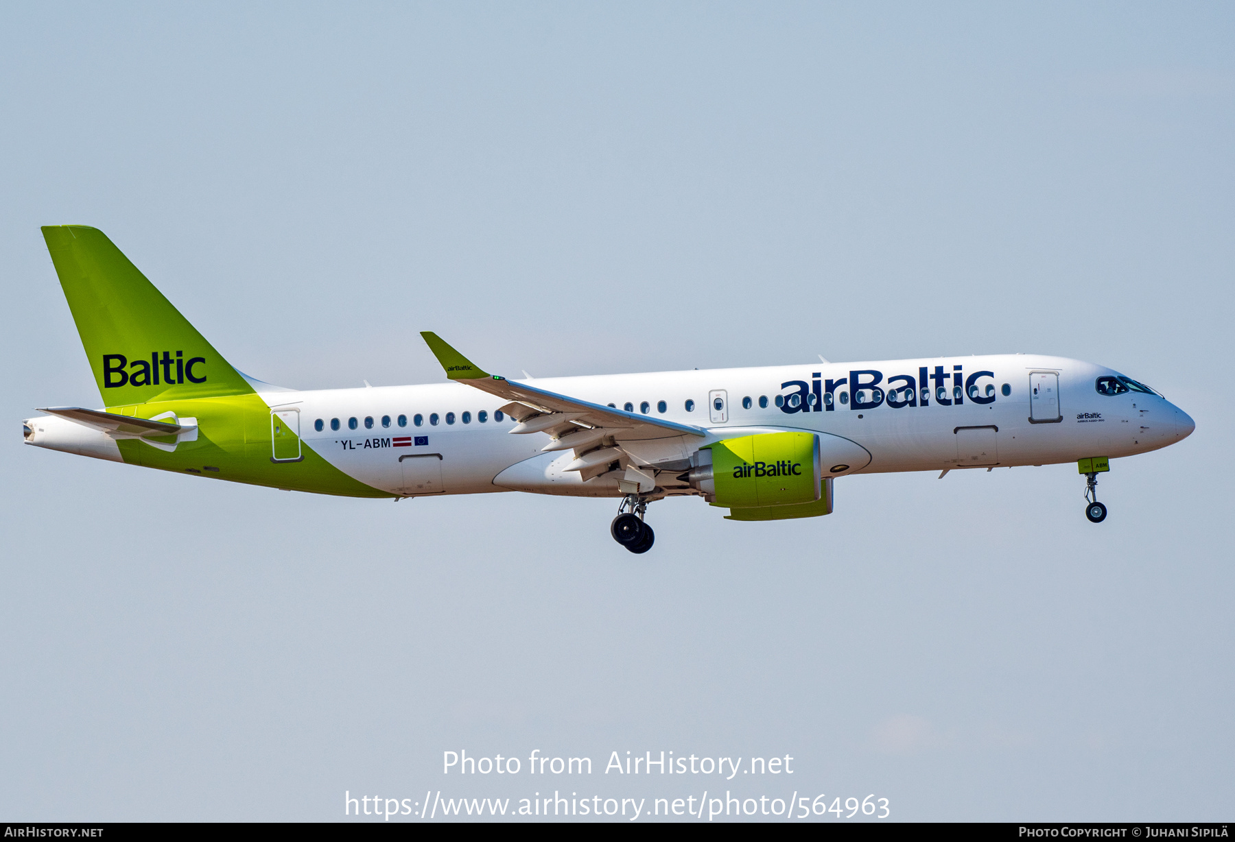 Aircraft Photo of YL-ABM | Airbus A220-371 (BD-500-1A11) | AirBaltic | AirHistory.net #564963