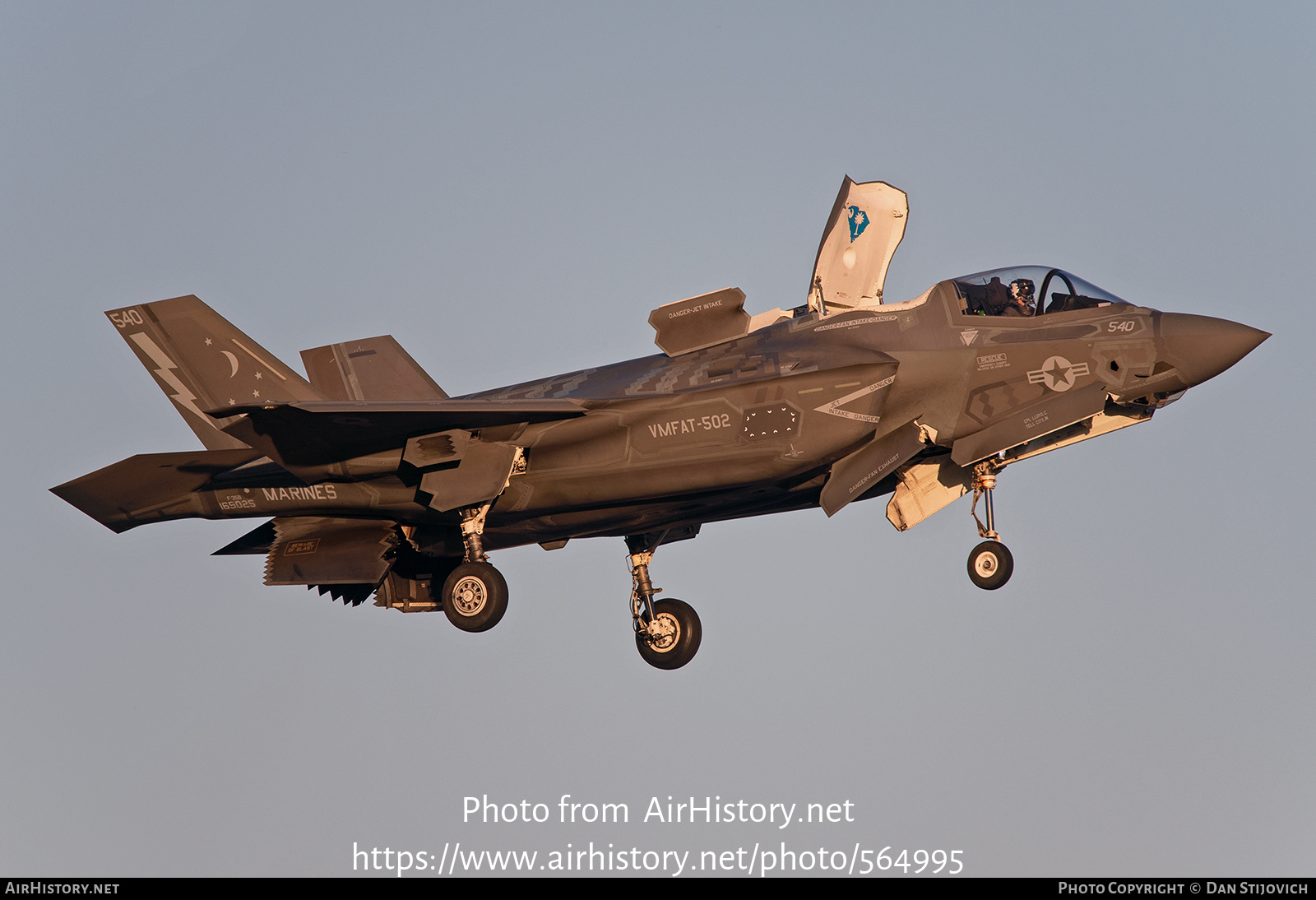 Aircraft Photo of 169025 | Lockheed Martin F-35B Lightning II | USA - Marines | AirHistory.net #564995