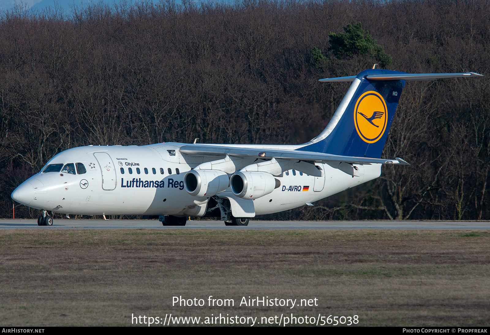 Aircraft Photo of D-AVRQ | British Aerospace Avro 146-RJ85 | Lufthansa Regional | AirHistory.net #565038