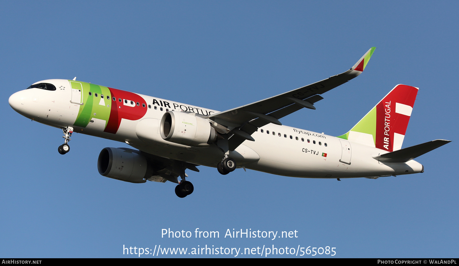 Aircraft Photo of CS-TVJ | Airbus A320-251N | TAP Air Portugal | AirHistory.net #565085