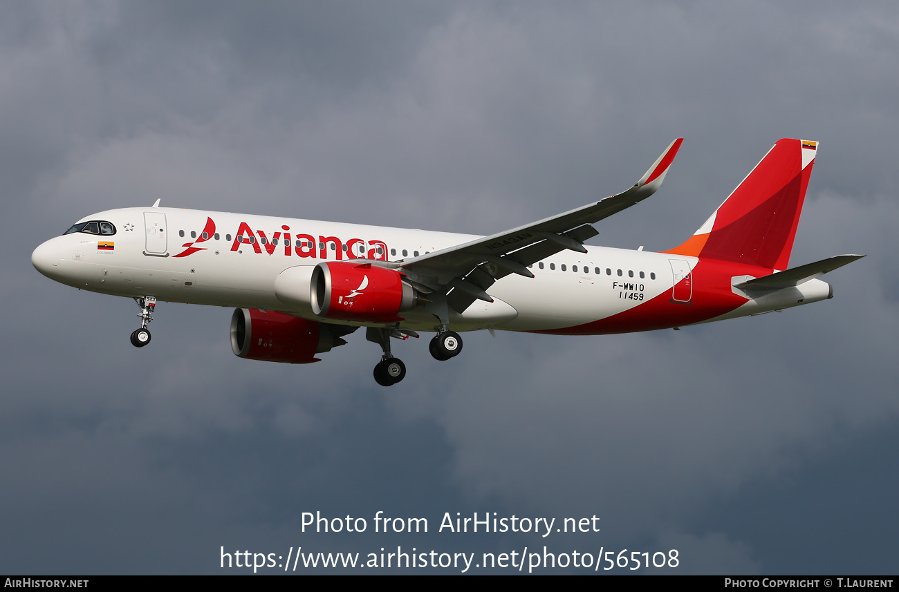 Aircraft Photo of F-WWIO | Airbus A320-271N | Avianca | AirHistory.net #565108