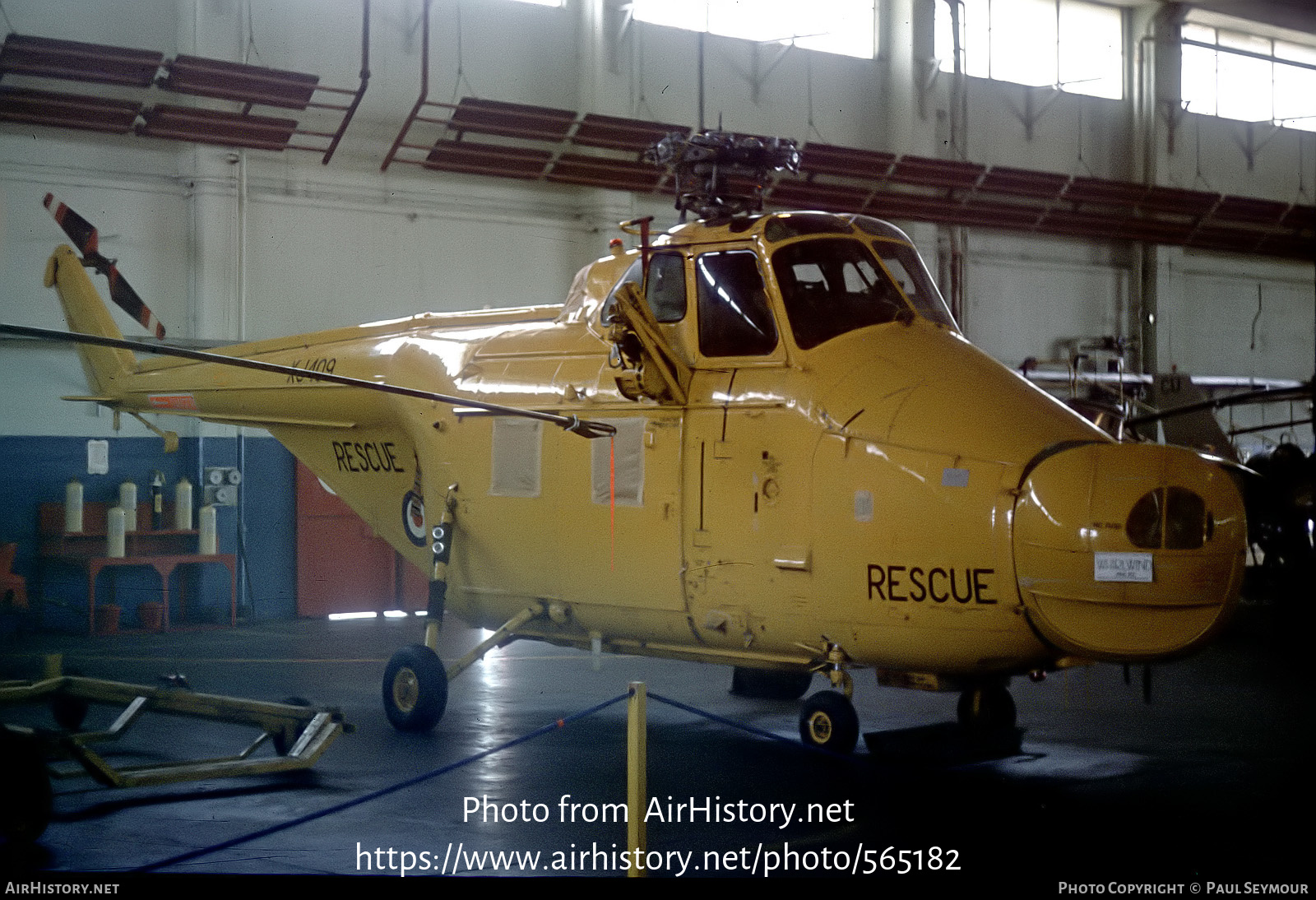 Aircraft Photo of XJ409 | Westland WS-55-3 Whirlwind HAR10 | UK - Air Force | AirHistory.net #565182