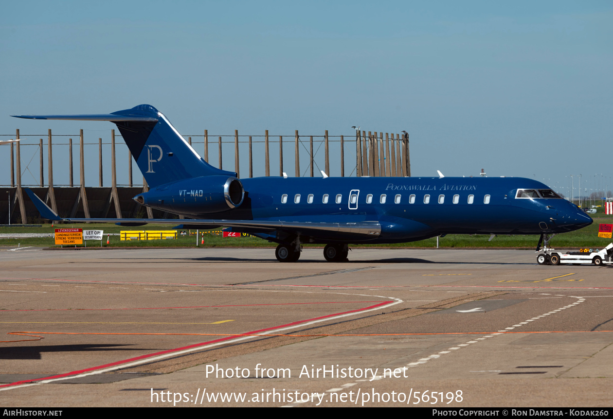 Aircraft Photo of VT-NAD | Bombardier Global 6500 (BD-700-1A10) | Poonawalla Aviation | AirHistory.net #565198